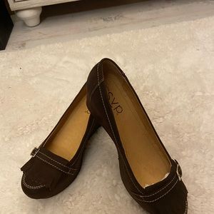RSVP brown Suede shoes size 8.